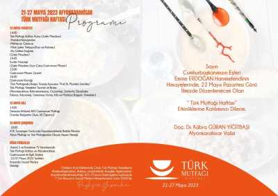 21-27 Mayıs Afyonkarahisar Türk Mutfağı